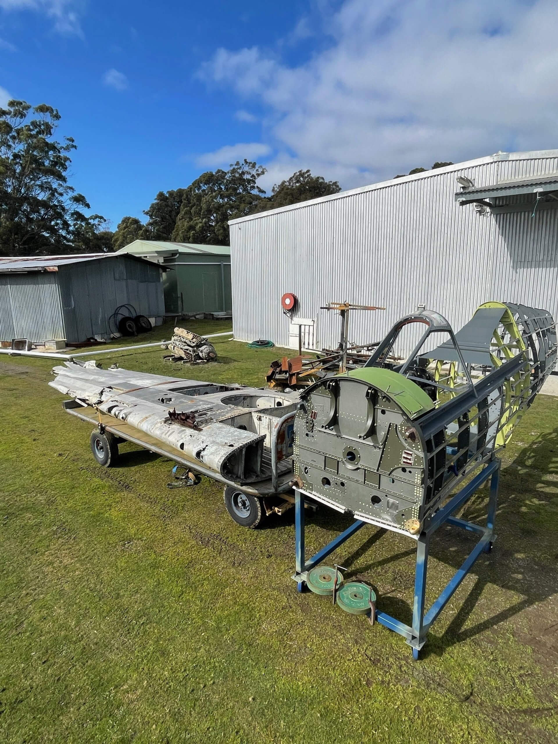 Combat-Veteran Curtiss P-40N-5 Project for Sale 13 P 40N Project 2