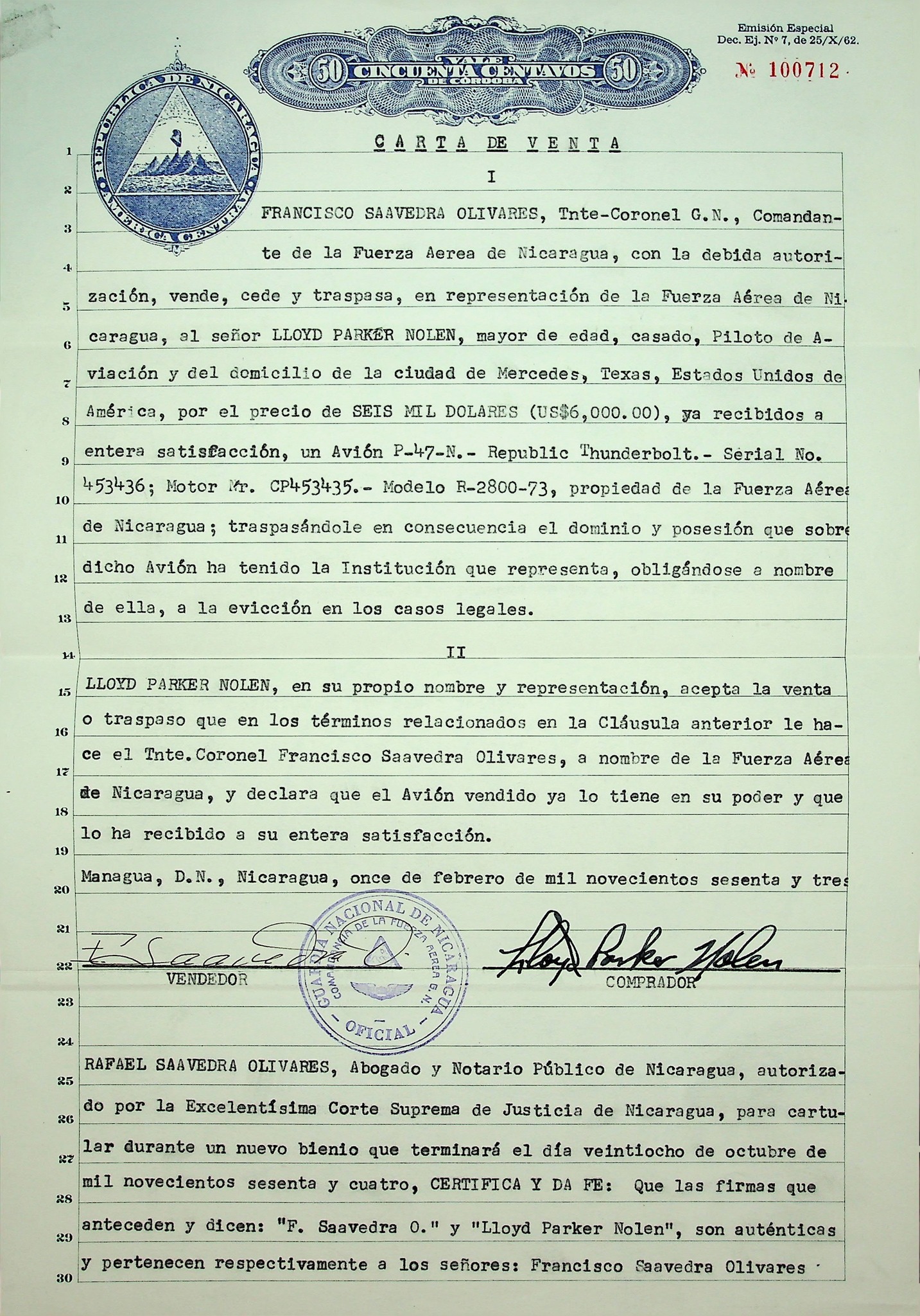 CAF Airbase Georgia Updates P-47 Thunderbolt Restoration Project 13 P 47 Thunderbolt S N 44 89136 Bill of Sale