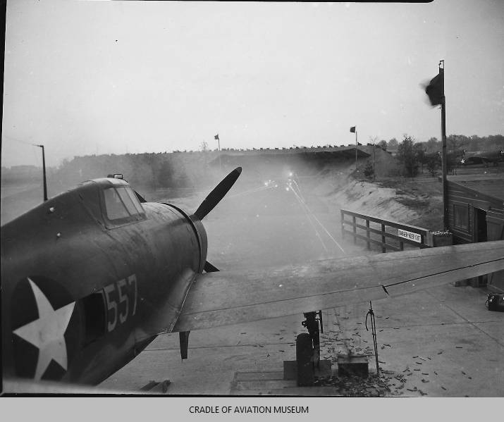 Inside the Engineering of the Republic P-47 Thunderbolt 28 P 47 gun test Farmingdale
