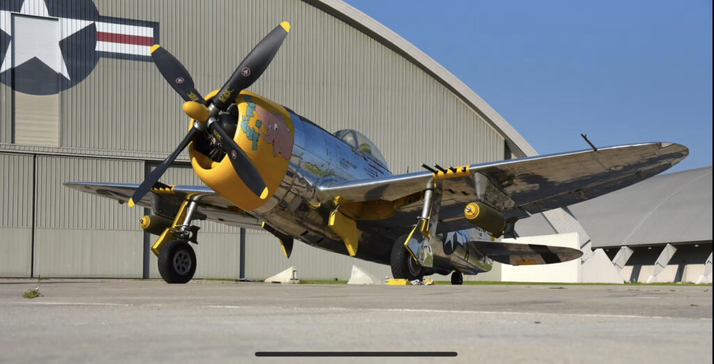 NMUSAF Museum P-47D Thunderbolt Moves to The Collings Foundation 19 P 47D 40 RA c n 399 55706