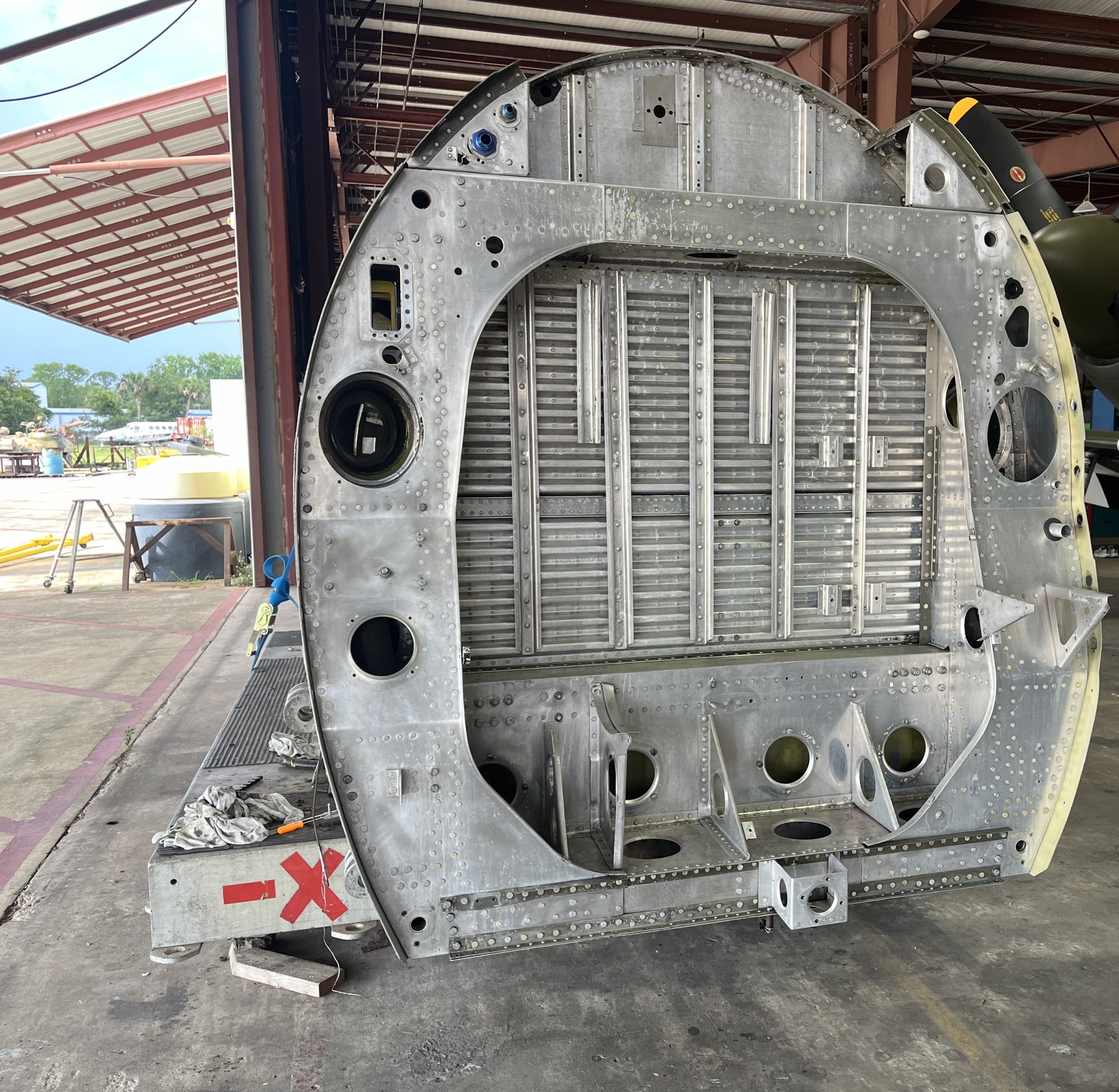 American Heritage Museum's P-47D Thunderbolt Restoration Update 13 P 47D 40 RA c n 399 55706 scaled