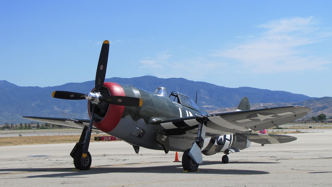 Planes of Fame Airshow, Line Up Completed! 12 P 47G Planes of Fame 150502 2 42 25234 image via Wikipedia