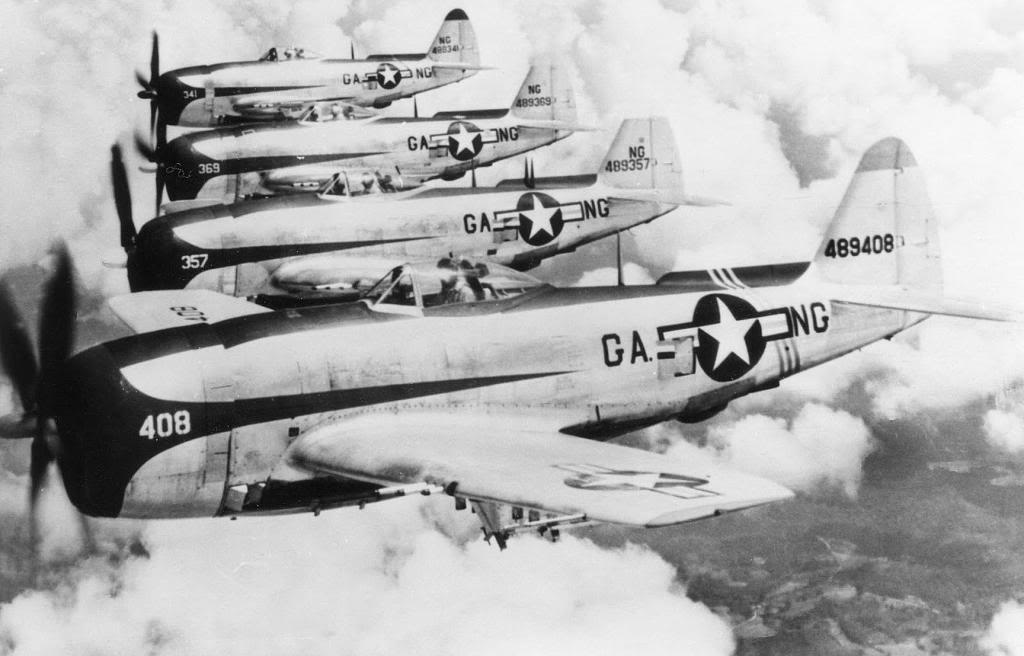 Matching Grants Featured in CAF Annual Twelve Planes of Christmas Campaign 12 P 47N Thunderbolt 44 89408 from the Georgia ANG Menard Collection