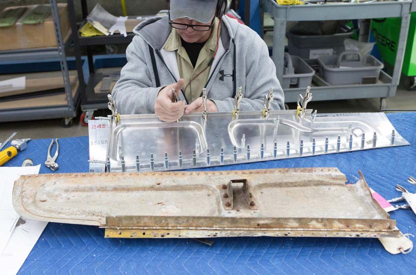 Texas Flying Legends Museum – P-47D Restoration Update - Nov/Dec 2017 30 P 47 Nov Dec 20