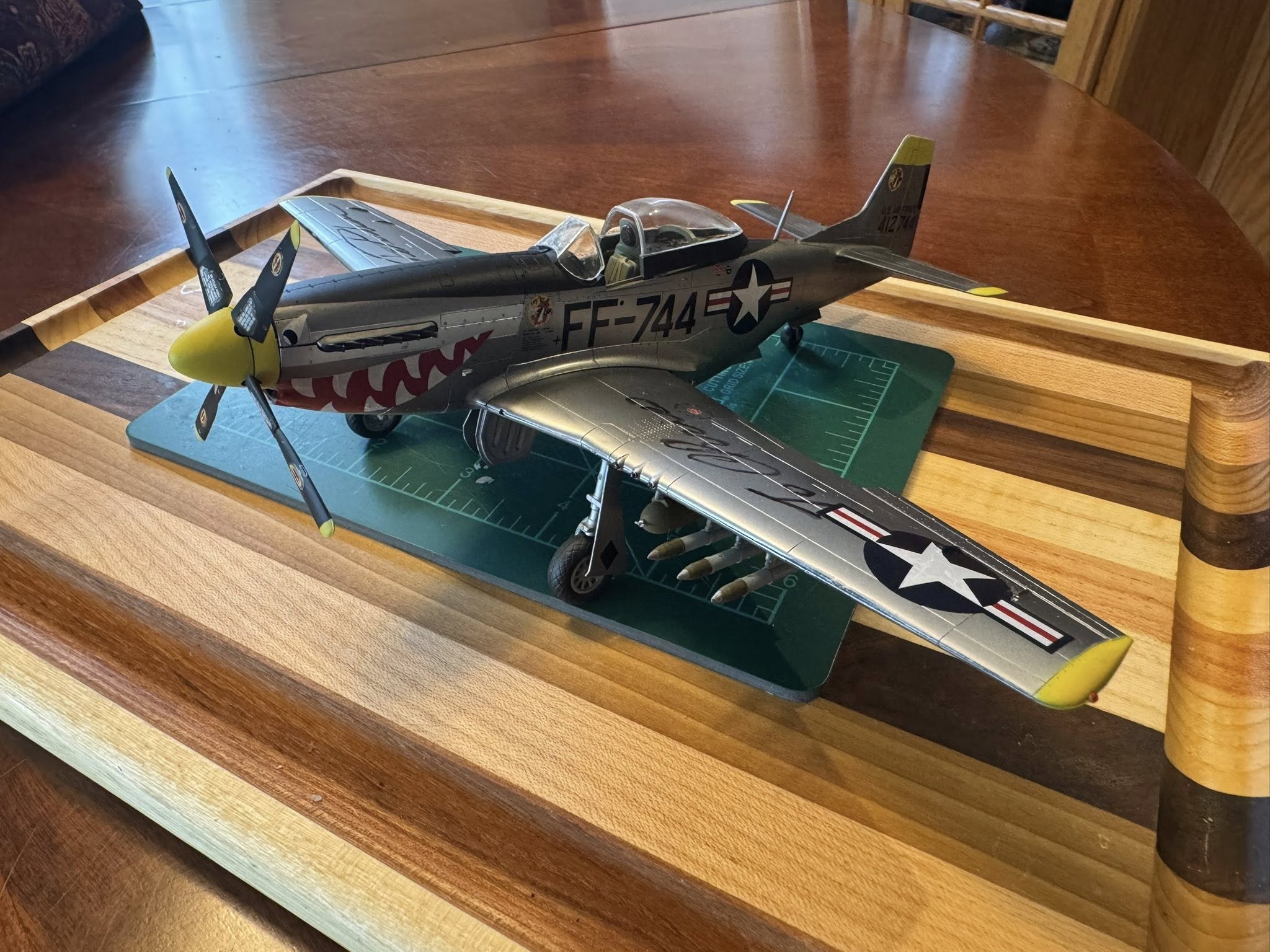 Sheperd Paine’s Iconic B-17G Diorama Finds Permanent Home at EAA Aviation Museum 13 P 51 Model