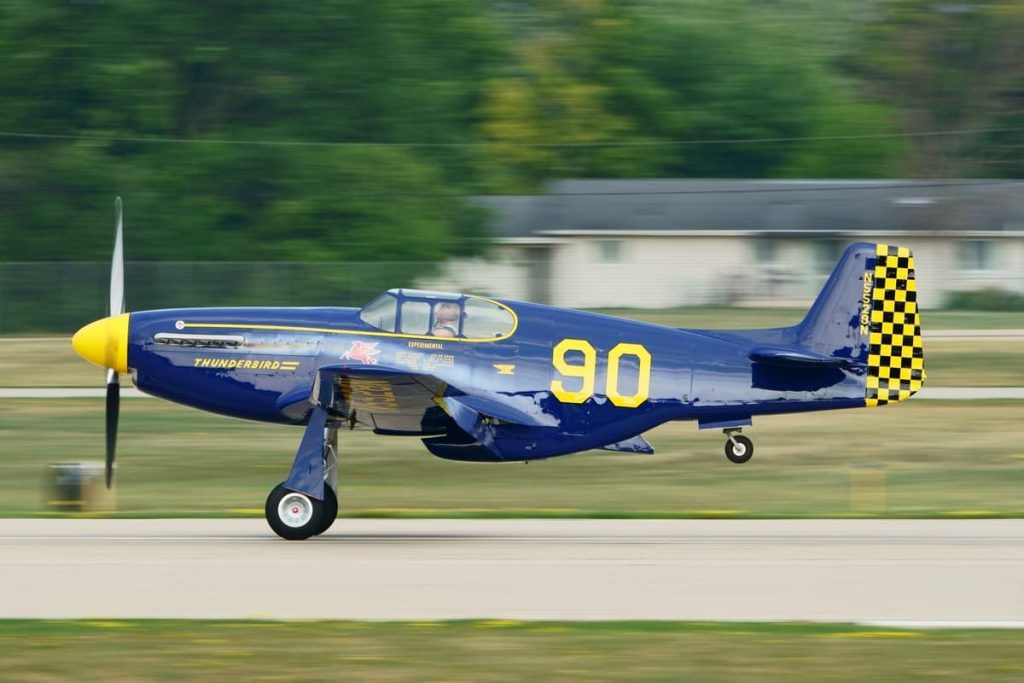 P-51C Thunderbird, A Spiritual Tribute 20 P 51 Thunderbird EAA AirVenture Oshkosh 2023