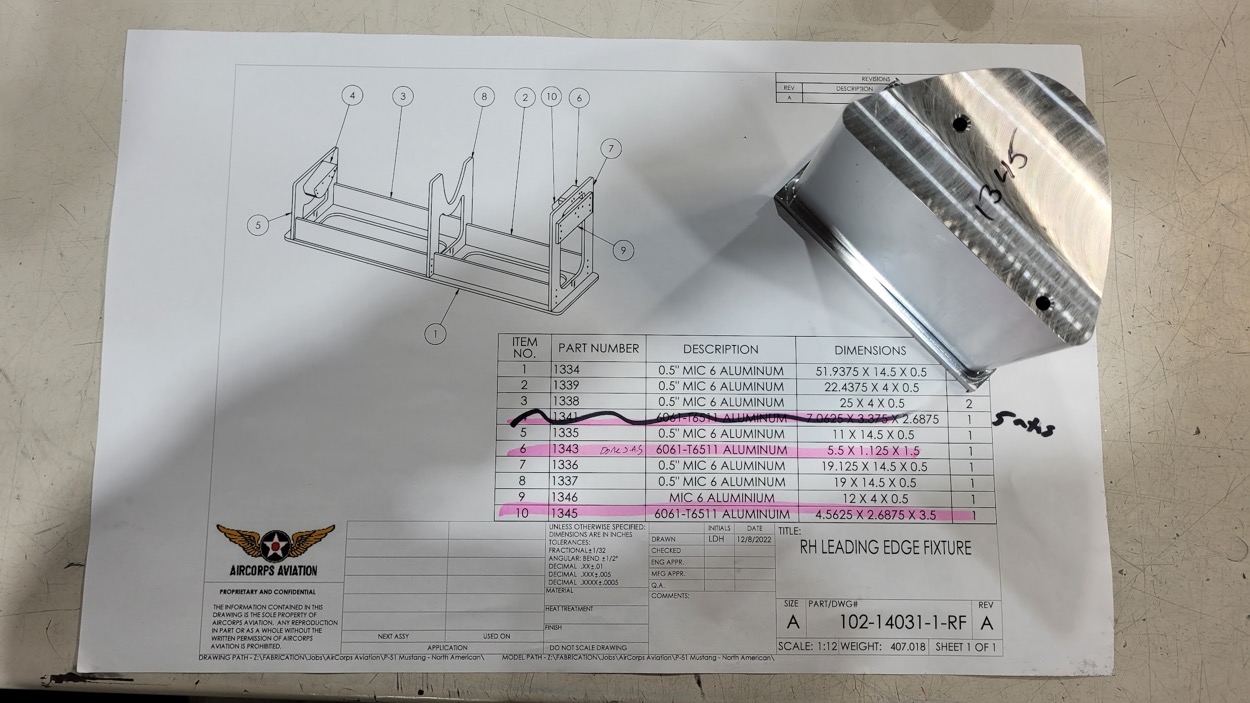 Wings of the North Air Museum’s P-51B Mustang Restoration – Update 4 47 P 51B Shillelagh Winter 1 45
