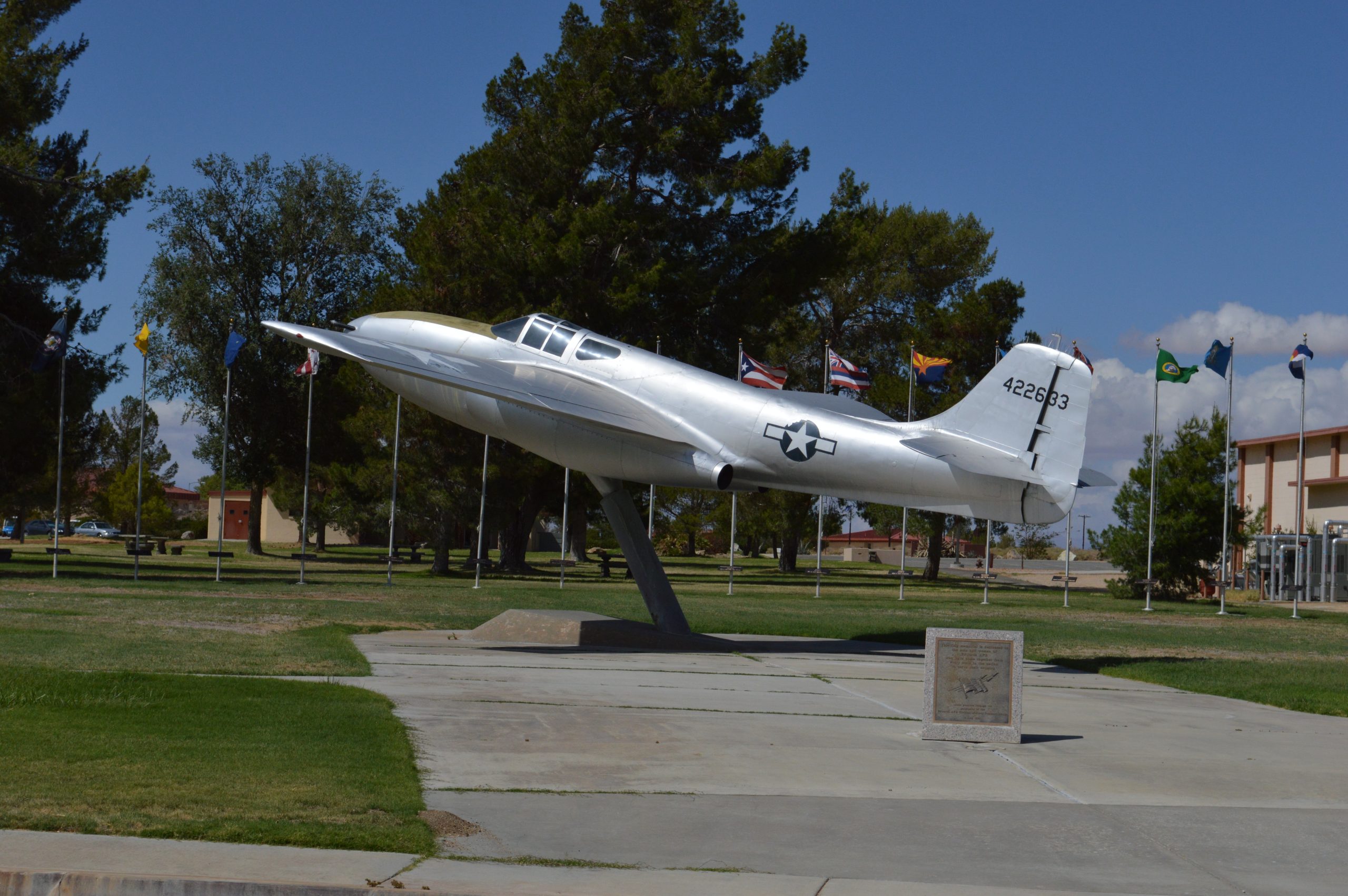 America’s First Jet: Inside the Surviving Bell P-59 Airacomets 36 P 59 44 22633 Edwards On Pole Sydney Myers scaled