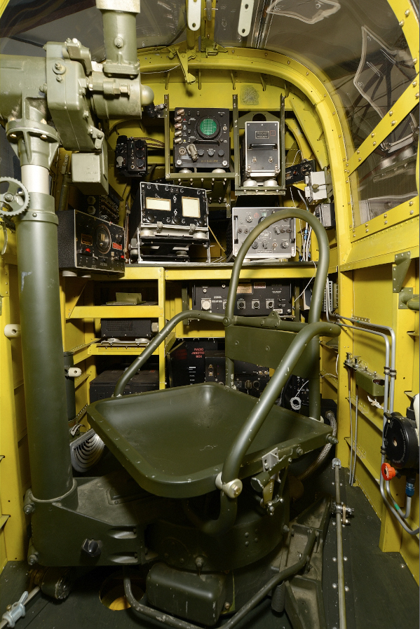 MAAM's P-61 'Black Widow" Restoration Update and Kickstarter Fundraising Campaign 11 The beautifully restored Radio Operator's compartment . ( Image credit MAAM)