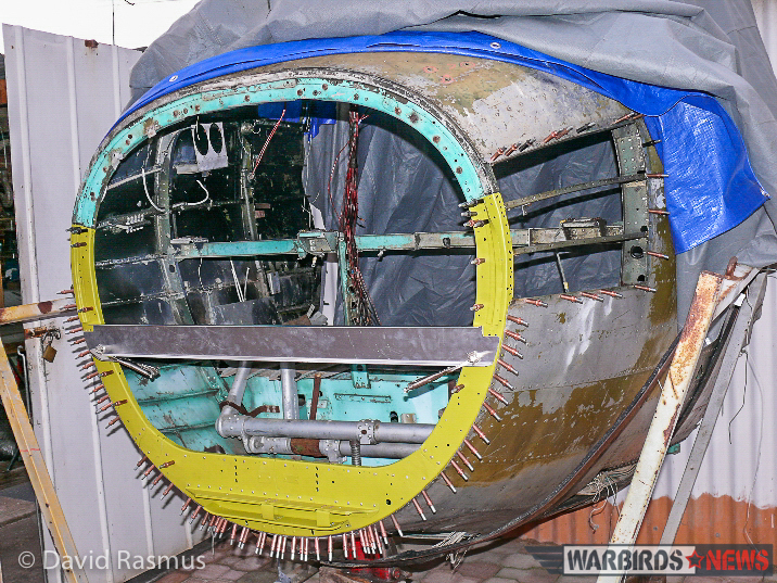 Restoring a Dakota Cockpit Downunder! 17 Patching the lower forward rib to add rigidity to the structure. (photo via David Rasmus)