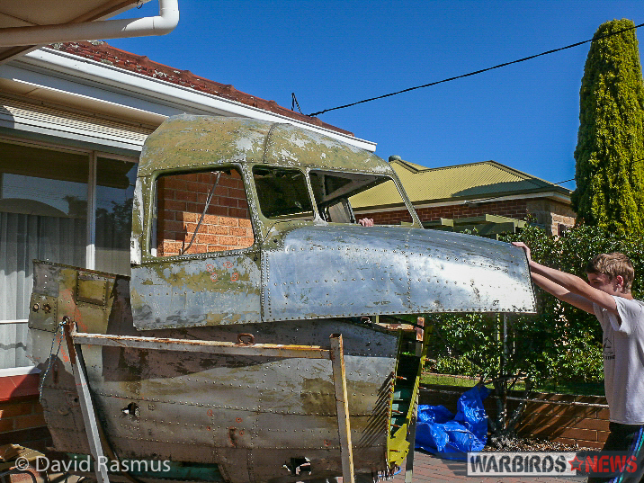 Restoring a Dakota Cockpit Downunder! 18 Splitting the fuselage into two parts at the construction break. (photo via David Rasmus)