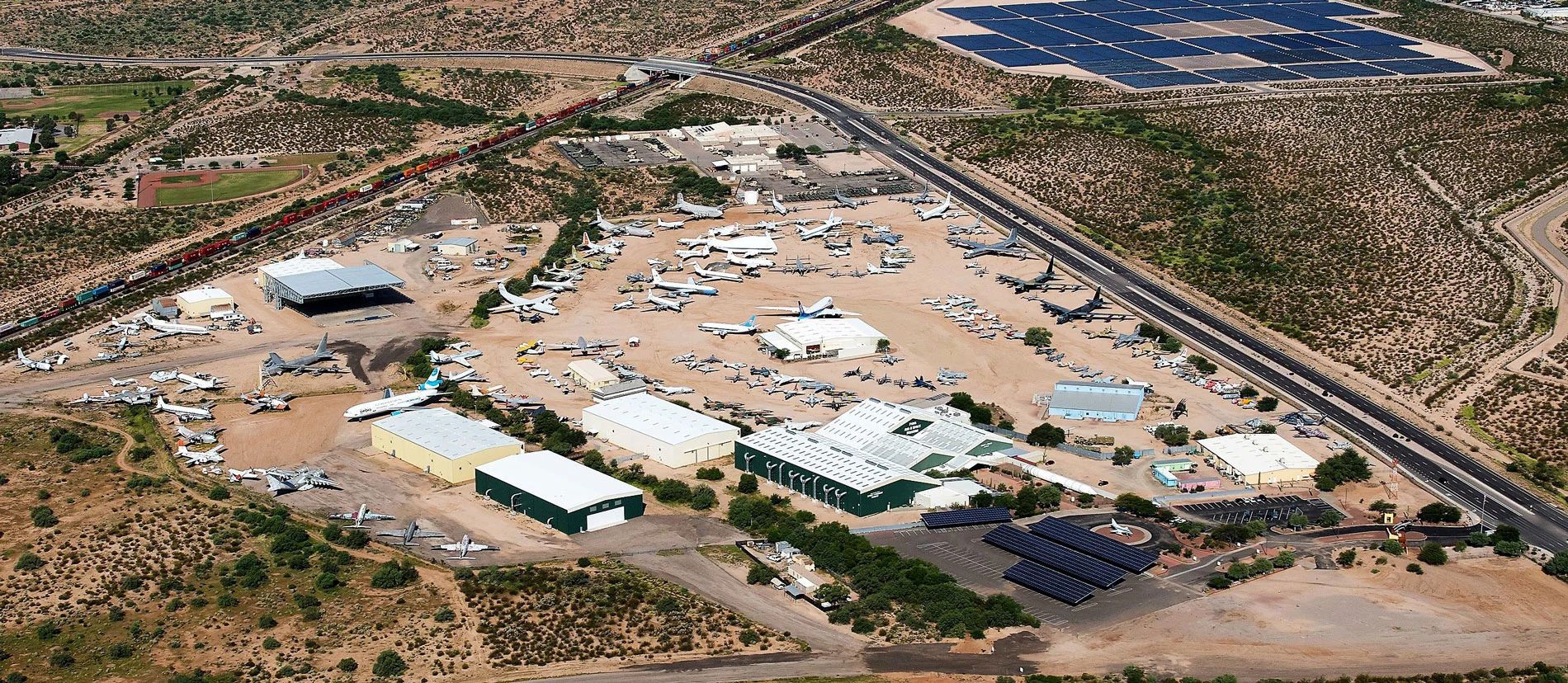 Pima Air and Space Museum Restores a Bf 109 F-4 and Builds an Me 262 20 PASM Overhead shot 2 0eb1f5dc