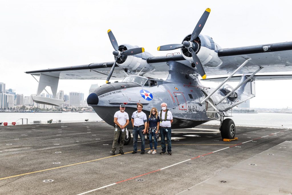 Warbirds Have Arrived in Hawaii for WWII 75th Anniversary Celebrations 30 PBY Catalina on USS Essex
