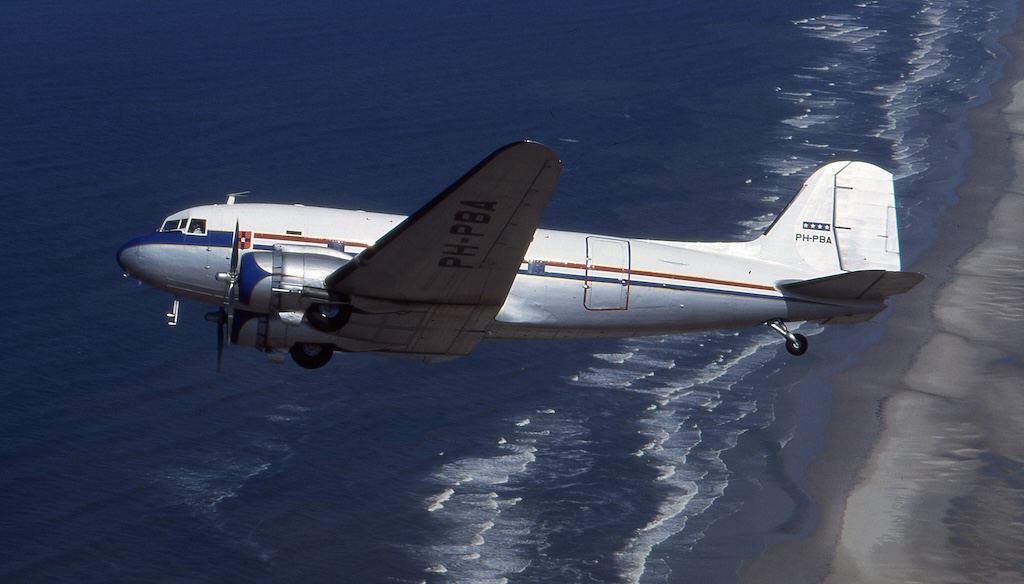 End of an Era: DDA Classic Airlines’ DC-3 'Princess Amalia' Retires After 40 Years of Service in the Netherlands 18 PH PBA in 2000 copy