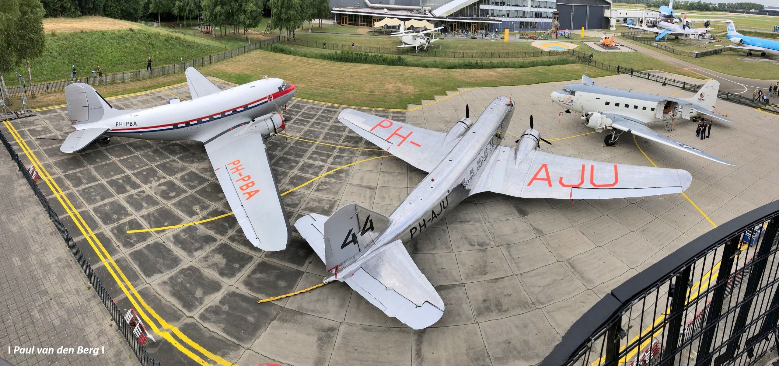 Historic DC-3 ‘Princess Amalia’ Sets for Permanent Display at Aviodrome Aviation Museum 10 PH PBA in good company during this summers CAF R4D visit to the museum scaled