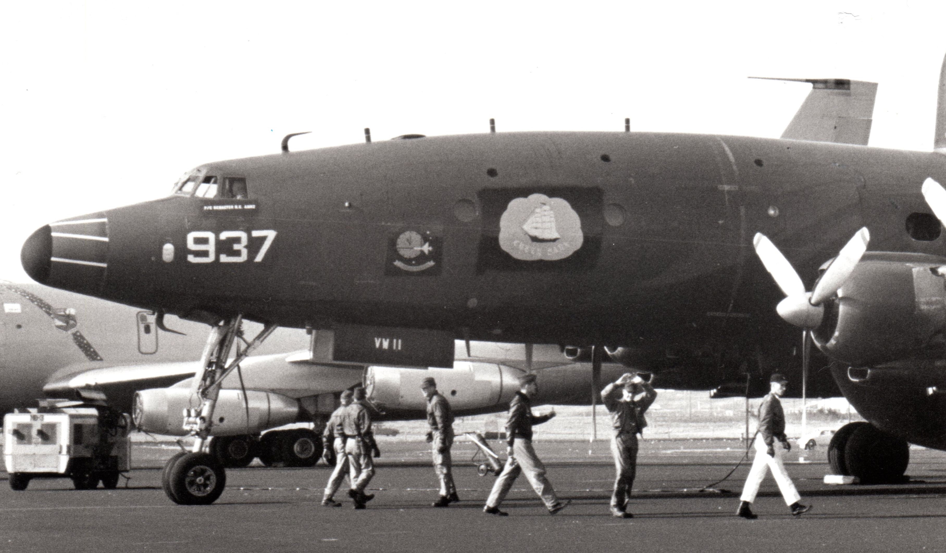 Cold War Naval Ops on Iceland 12 One of VW-11's Lockheed WV-2 Super Constellations at Ernest Harmon AFB in Newfoundland during an Open Day in 1965. (photo by Will Tate)