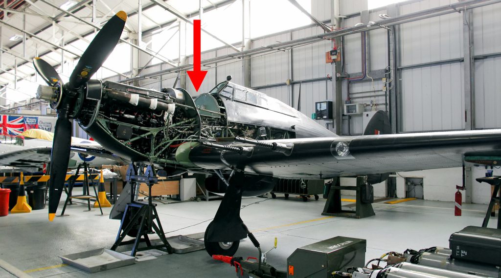 BBMF Hurricane PZ865 Returns to the Skies After Winter Maintenance 11 PZ865 pictured inside the BBMF hangar in late February 2025