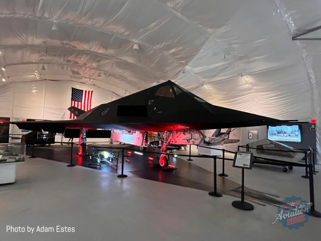 F-117A Nighthawk Arrives at Museum of Aviation in Warner Robins 10 Palm Springs Air Museum F 117 NighHawk Photo by Adam Estes n