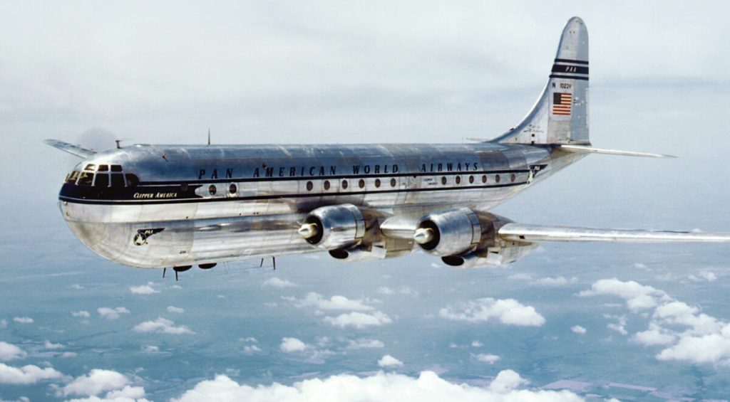 Today in Aviation History: Formation of Pan American Airways 13 Pan Airways Boeing 377 Stratocruiser