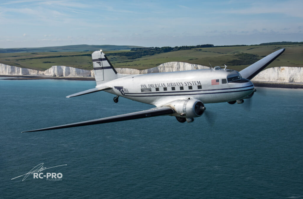 Former Historic Flight Foundation’s DC-3 "Pan Am Airways" For Sale With Platinum Fighter Sales 12 Pan Am DC 3 924