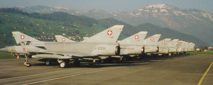 Alpine Mirage - A Former Swiss Air Force Mirage IIIRS Still Roars! 16 Parkiertemirages