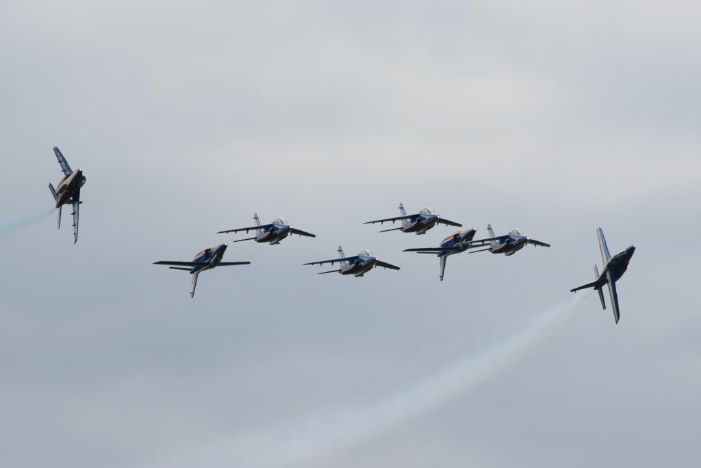 Le Temps des Hélices - La Ferté Alais airshow 2024 41 Patrouille de France 7D2 2724