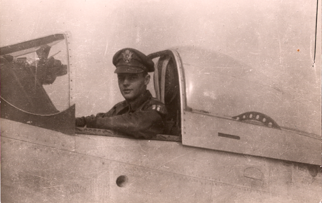 A Flight of Four Mustangs Celebrates WWII Fighter Pilot's 100th Birthday 13 Paul Crawford in P 51 copy