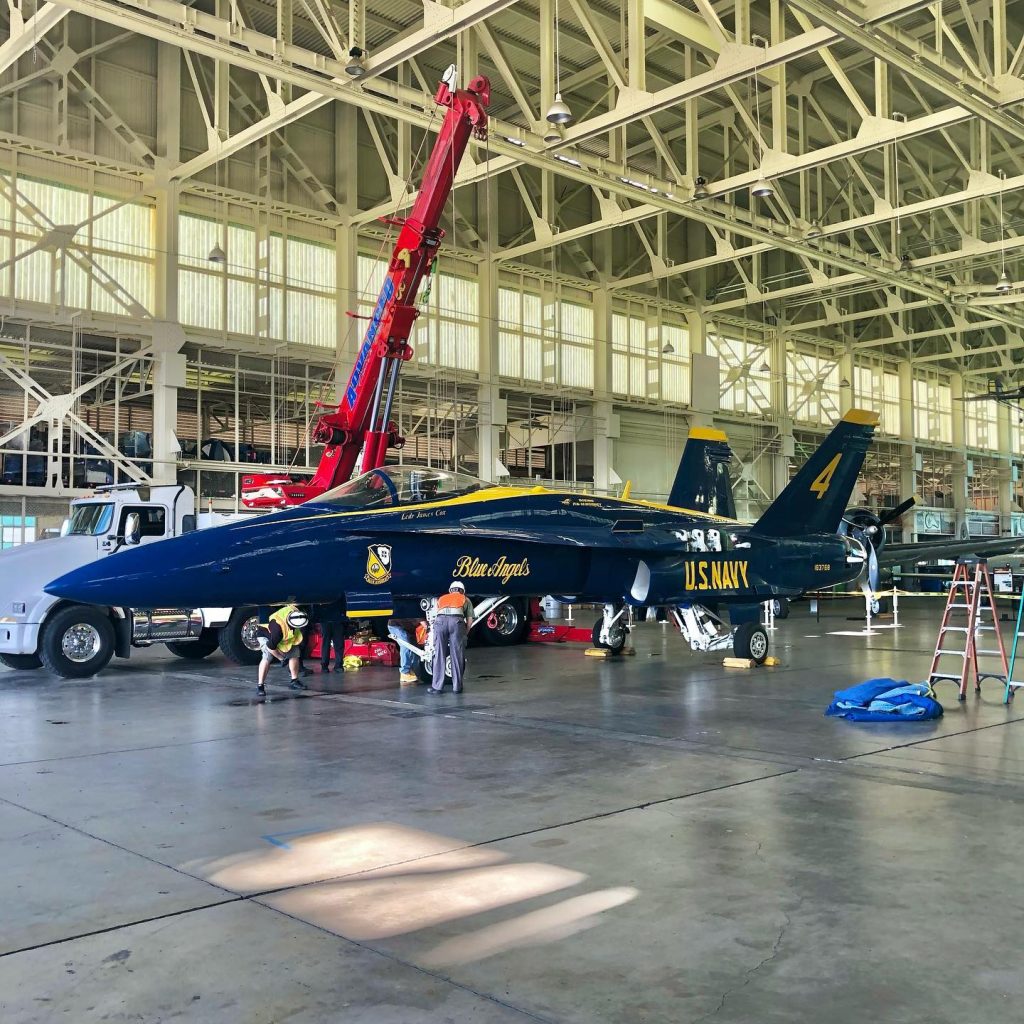 Pearl Harbor Aviation Museum Receives Blue Angel #4 10 Pearl Harbor Aviation Museum F AC Hornet 6