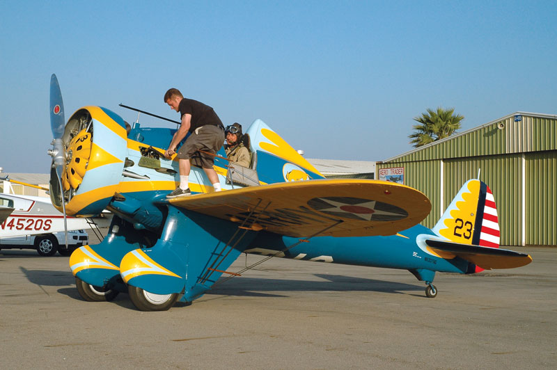Boeing P-26 Peashooter Heads To Duxford for Flying Legends 10 (photo: Michael O’Leary via Planes Of Fame)