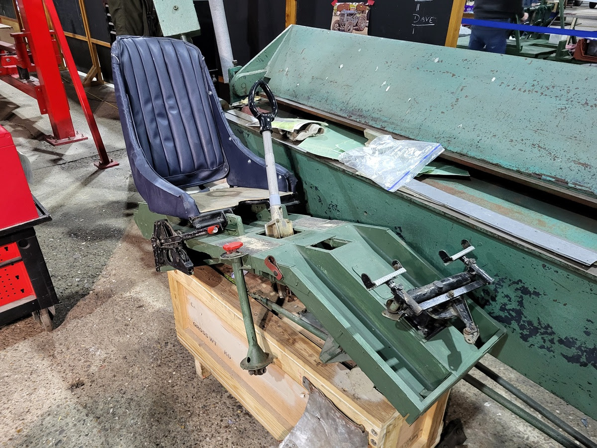 Avro Lancaster B.VII NX611 ‘Just Jane’ – Restoration Update 251 11 Percival Proctor pilots seat assembly ready to be refitted.