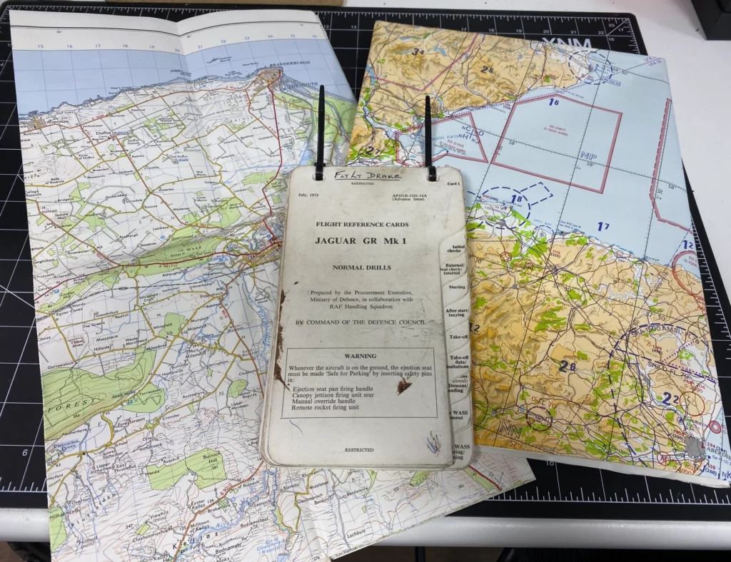 Preserving Jaguar XX764 18 Period charts Neil Atterbury