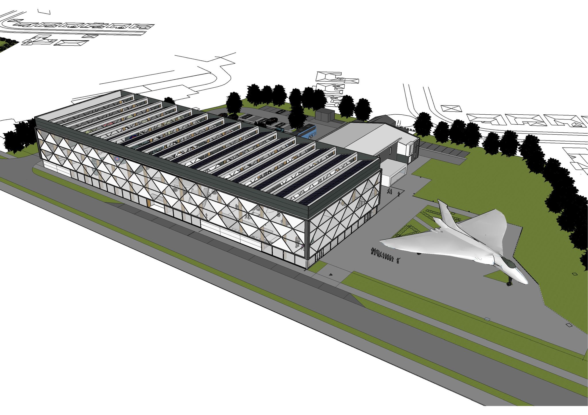 Permission Granted for Major New Hangar at Avro Heritage Museum 11 Permission Granted for Major New Hangar at Avro Heritage Museum 02