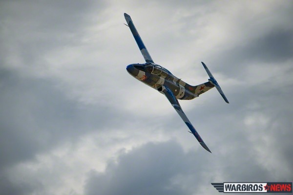 Reno Air Races: Day Three 13 Pete Zaccagnino in his L-29 Delfin “Just Lucky” (Image Credit: Moose Peterson)