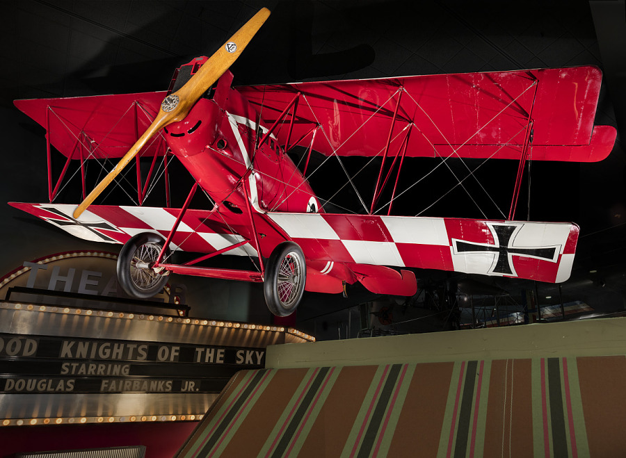 World War I Aircraft Restorations at Seattle's Museum of Flight 14 Pfalz D.XII in the National Air and Space Museum s former WWI gallery in its Dawn Patrol colors Smithsonian Institution National Air and Space Museum 1