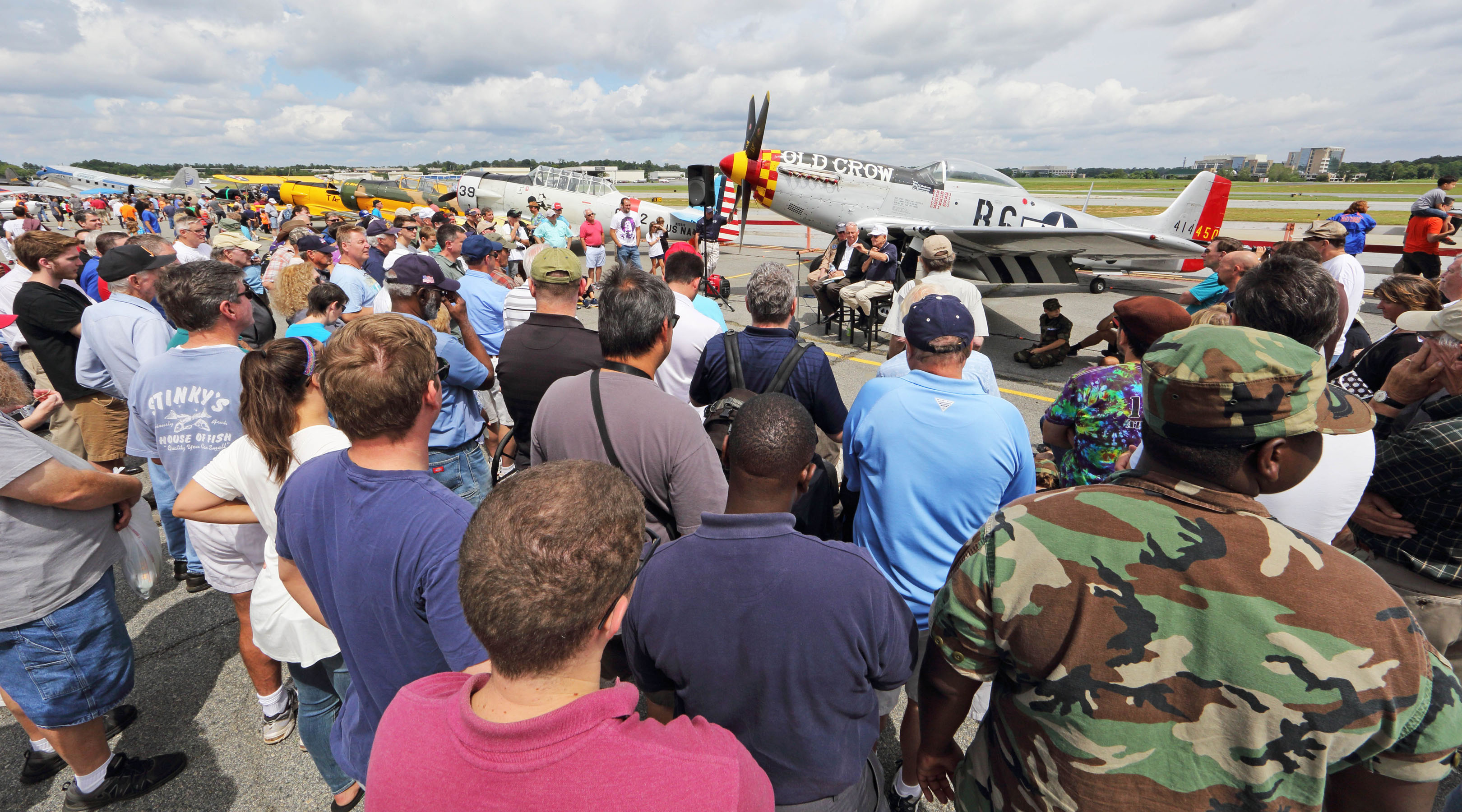 New CAF Living History Program Launches Monthly Seminars 11 The Warbirds In Review session during the recent 2015 Atlanta Warbird Weekend. (Photo by John Willhoff)