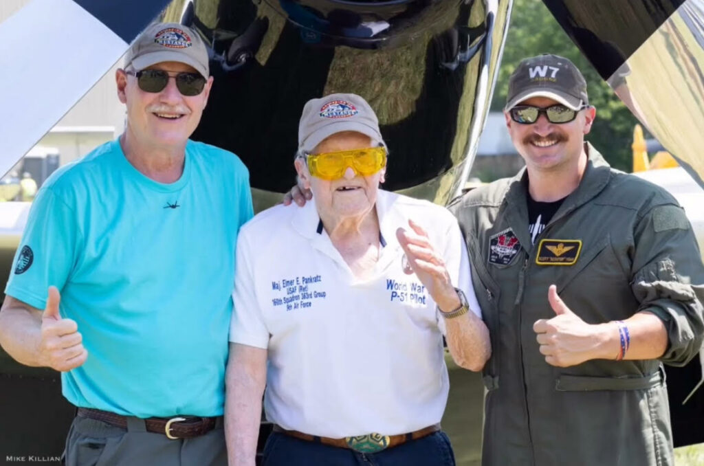 WWII P-51 Pilot Reunites With His "Aluminum Sweetheart" at the National Warplane Museum 11 Photo by Mike Killian 2