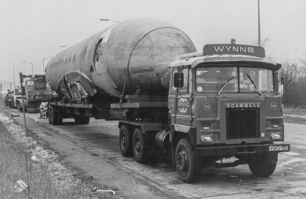 Today in Aviation: DH.106 Comet Fuselage Delivered to de Havilland Aircraft Museum 12 Photo via de Havilland Aircraft Museum