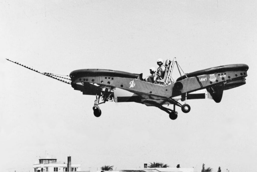 Wing Wonders: Exploring 8 of The Strangest Planes Ever Built 10 Piasecki AIRGEEP II first flight cropped