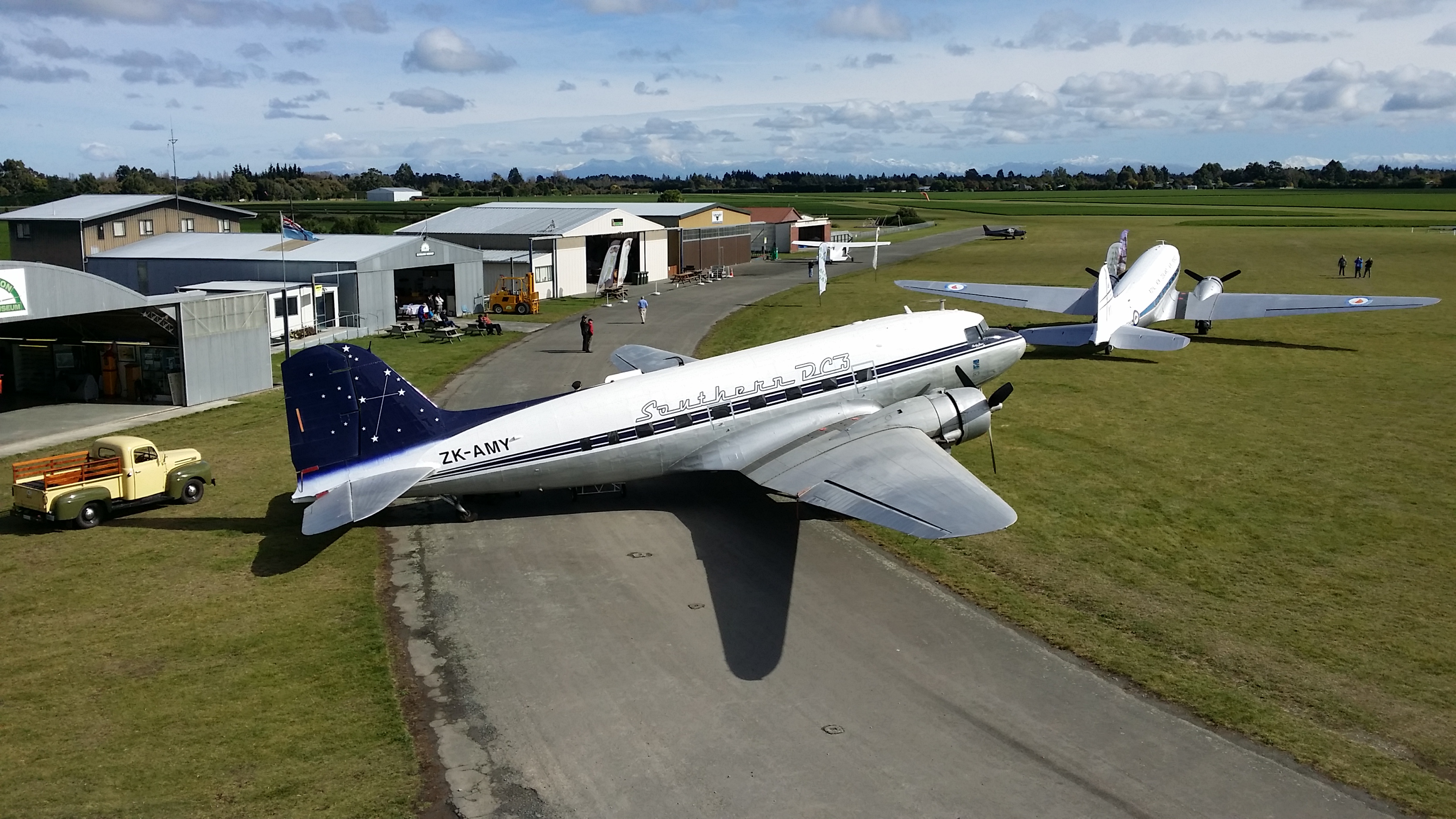 Pacific Trailways - New Zealand Scenic Air Tours Aboard a C-47 12 Pic D