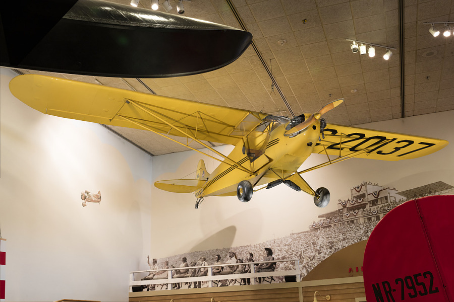 "Pioneers of Flight" Gallery at the National Air and Space Museum to open in 2025 19 Piper J 2 Cub NC20137 in the previous iteration of the Pioneers of Flight Gallery NASM Photo by Eric Long 1