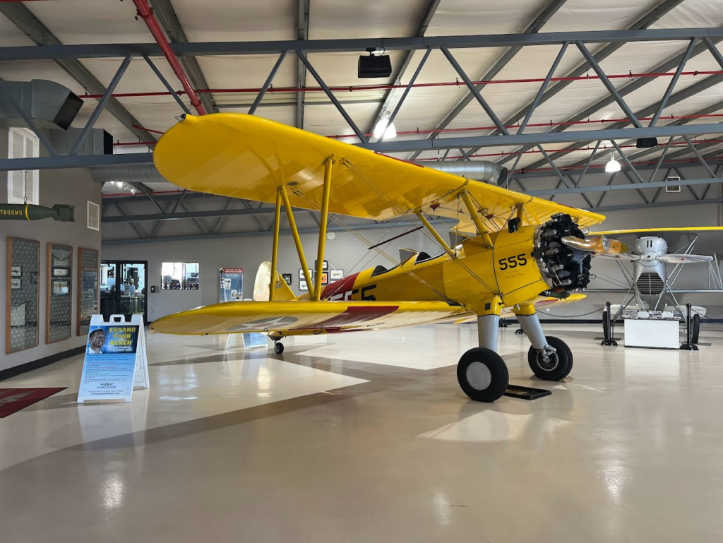 Planes of Fame Air Museum Receives a New Stearman 10 Planes of Fame Air Museum Stearman PT 17 painted as a Navy N2S 4 USAAF as 41 8746 2