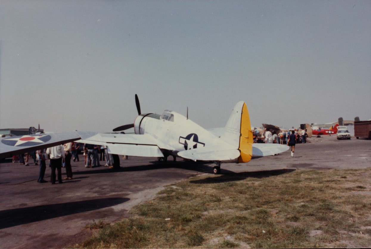 Thunder Returns to Chino: Planes of Fame’s P-47G Thunderbolt Takes Flight Again 14 Planes of Fame s P 47G 42 25254 painted as Penrod and Sam the last P 47 flown in combat by 56th FG ace Robert S. Johnson San Diego Air and Space Museum Archives