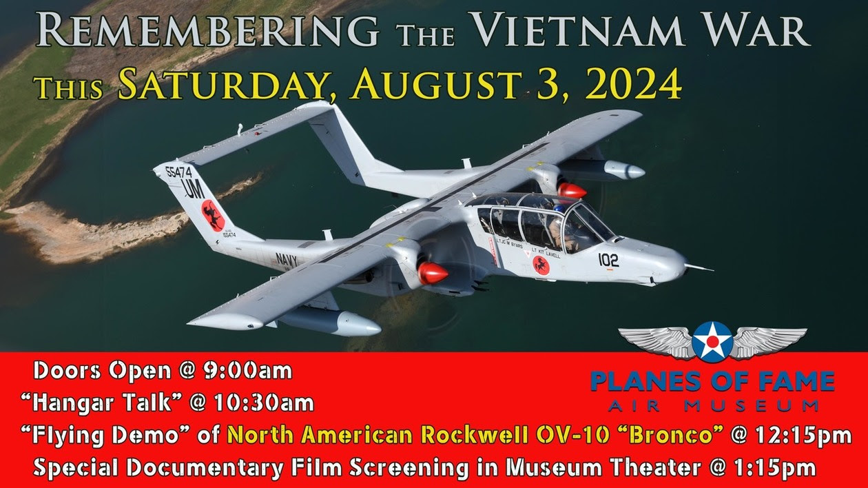 Planes of Fame's Hangar Talk and OV-10D Bronco Flying Demo 11 Planes of Fames Hangar Talk and OV 10D Bronco Flying Demo