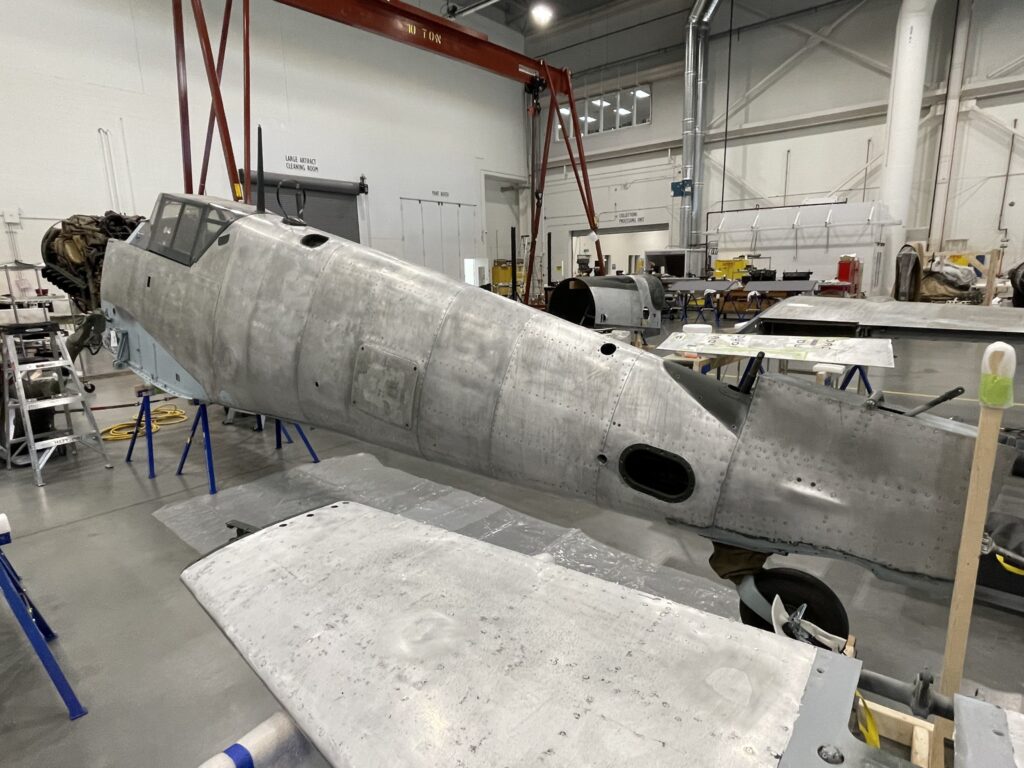 Smithsonian’s Bf 109 Unveils a Hidden Story of Resistance 28 Portside rear 3 4 Michael Dobrzelecki