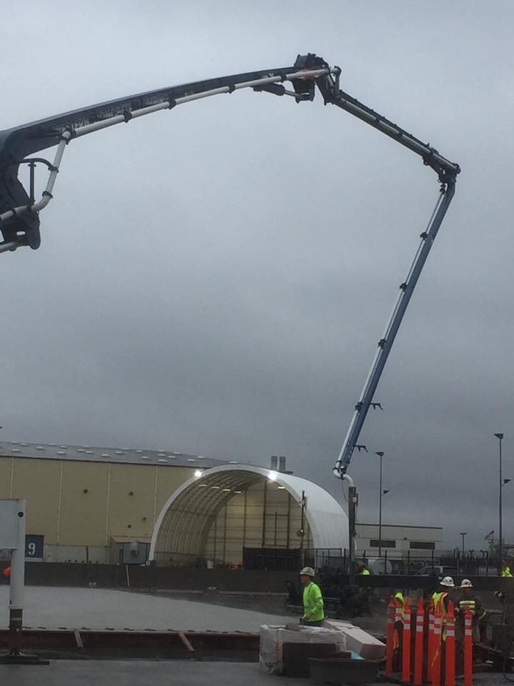 Flying Heritage & Combat Armor Museum's New Hangar Under Way 10 Pouring concrete foundations for FHCAM third hangar
