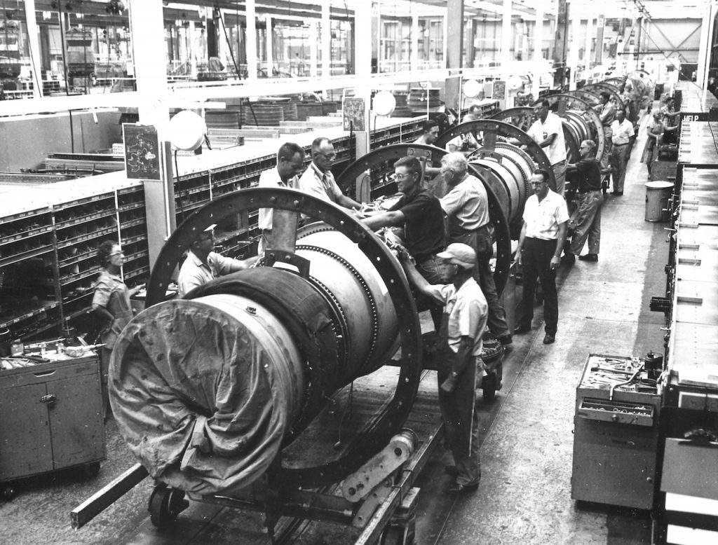 Tinker Celebrates 75 Years: Pratt & Whitney J57 Turbojet Engine Profile 11 Pratt Whitney J57 turbojet engine 006