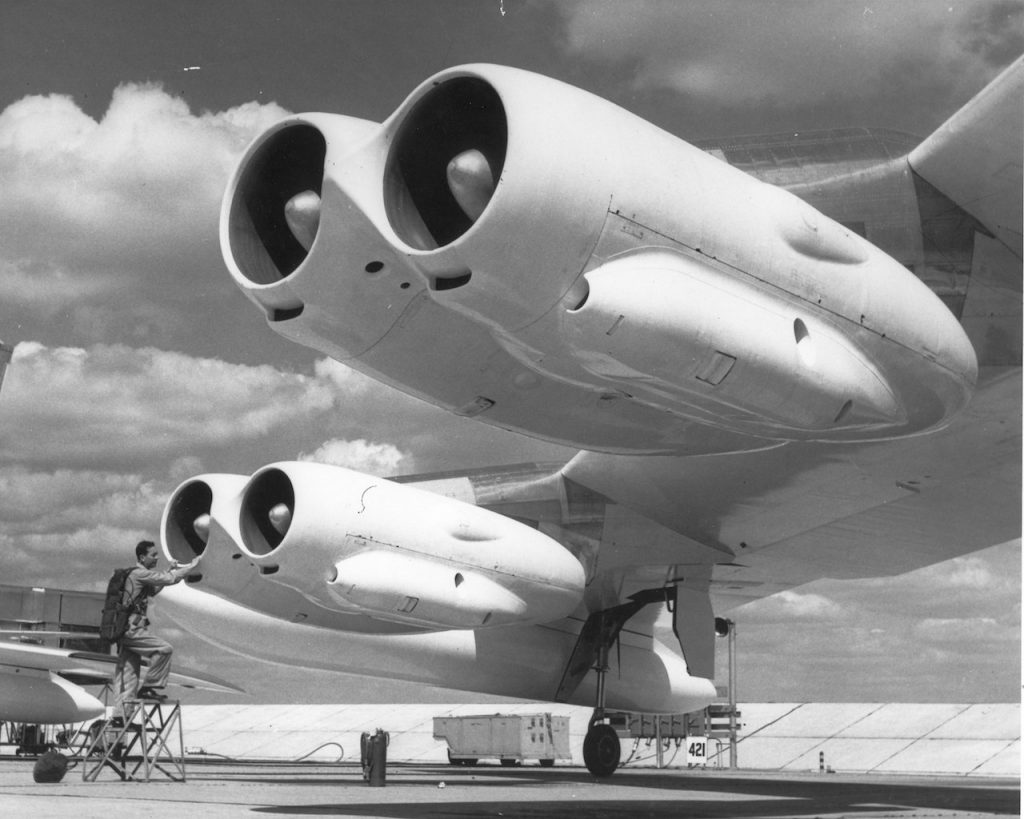 Tinker Celebrates 75 Years: Pratt & Whitney J57 Turbojet Engine Profile 10 Pratt Whitney J57 turbojet engine 007