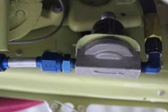 XP-82 Twin Mustang - December 2015 - Restoration Update 22 Pre-oil Solenoid. (photo via Tom Reilly)