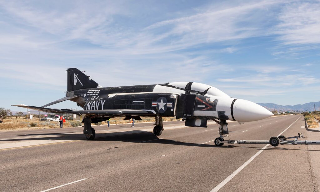 F-4S Phantom II “Black Bunny” Arrives at Castle Air Museum 15 Pull Over Of Vandy 1 To the Pima Air and Space Museum 1