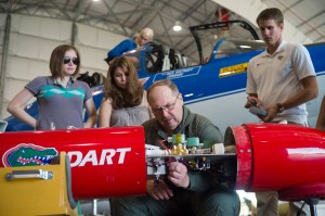 New Mission For The F-104 Starfighter 12 Pulling data from the DART device. UF/IFAS.hoto by Tyler Jones